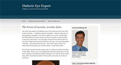 Desktop Screenshot of diabeticeyeexpert.com